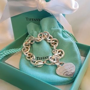 Tiffany Heart Tag Charm Bracelet